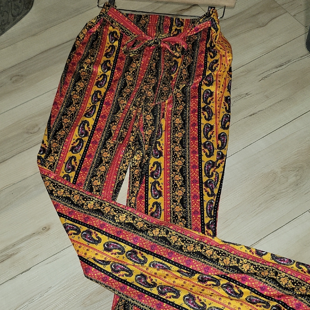 Vibrant Multicolor Women's Pants | Size Small